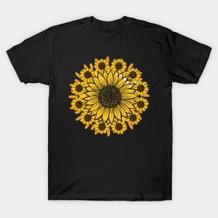 Little Aesthetic Sunflower T-Shirt